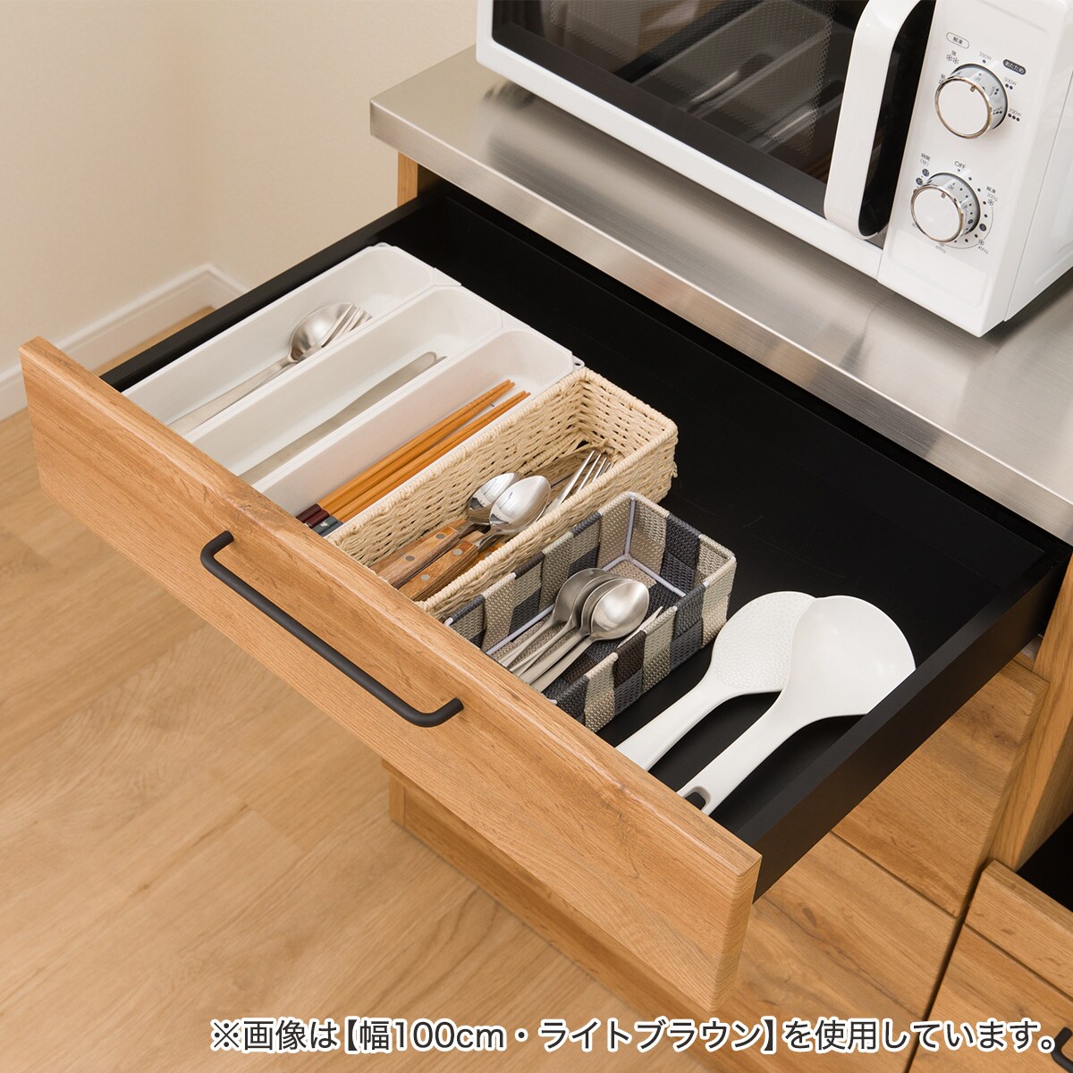 M127 ニトリ 木製キッチンカウンター 1200mm幅 M127 ニトリ 木製キッチンカウンター 1200mm幅 食器棚・キッチンカウンター