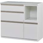 キッチンカウンター(アルミナ3 100CT WH) 1枚目画像