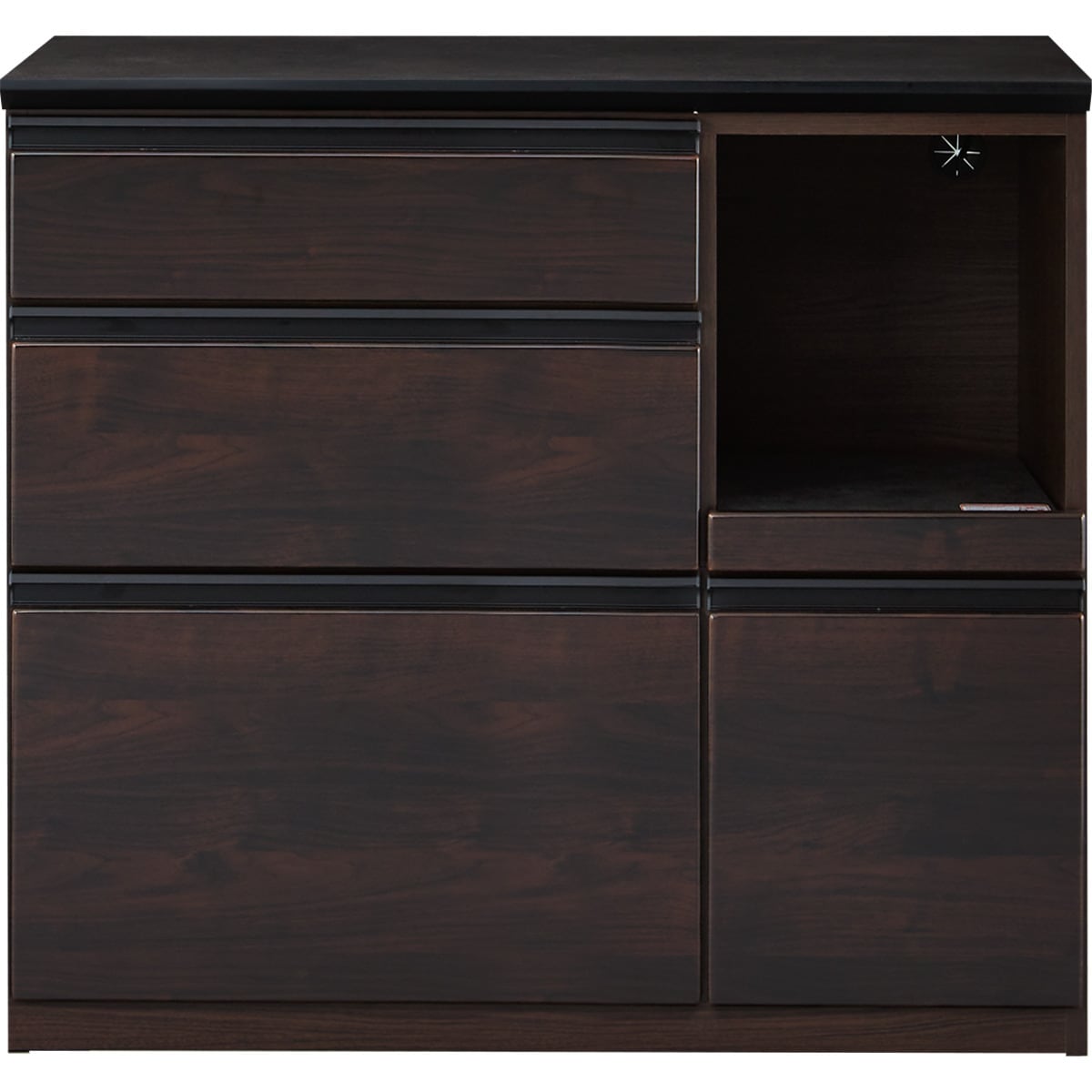 キッチンカウンター(アルミナ3 100CT DBR) | ニトリネット【公式