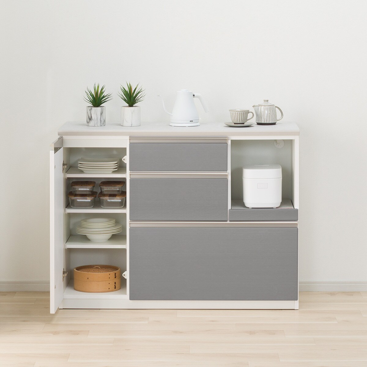 キッチンカウンター(アルミナ3 120CT SI) | ニトリネット【公式】 家具