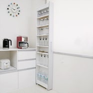 組み立て方法が選べる 隙間収納 (WH)