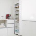 組み立て方法が選べる 隙間収納 (幅16cm WH) 1枚目画像