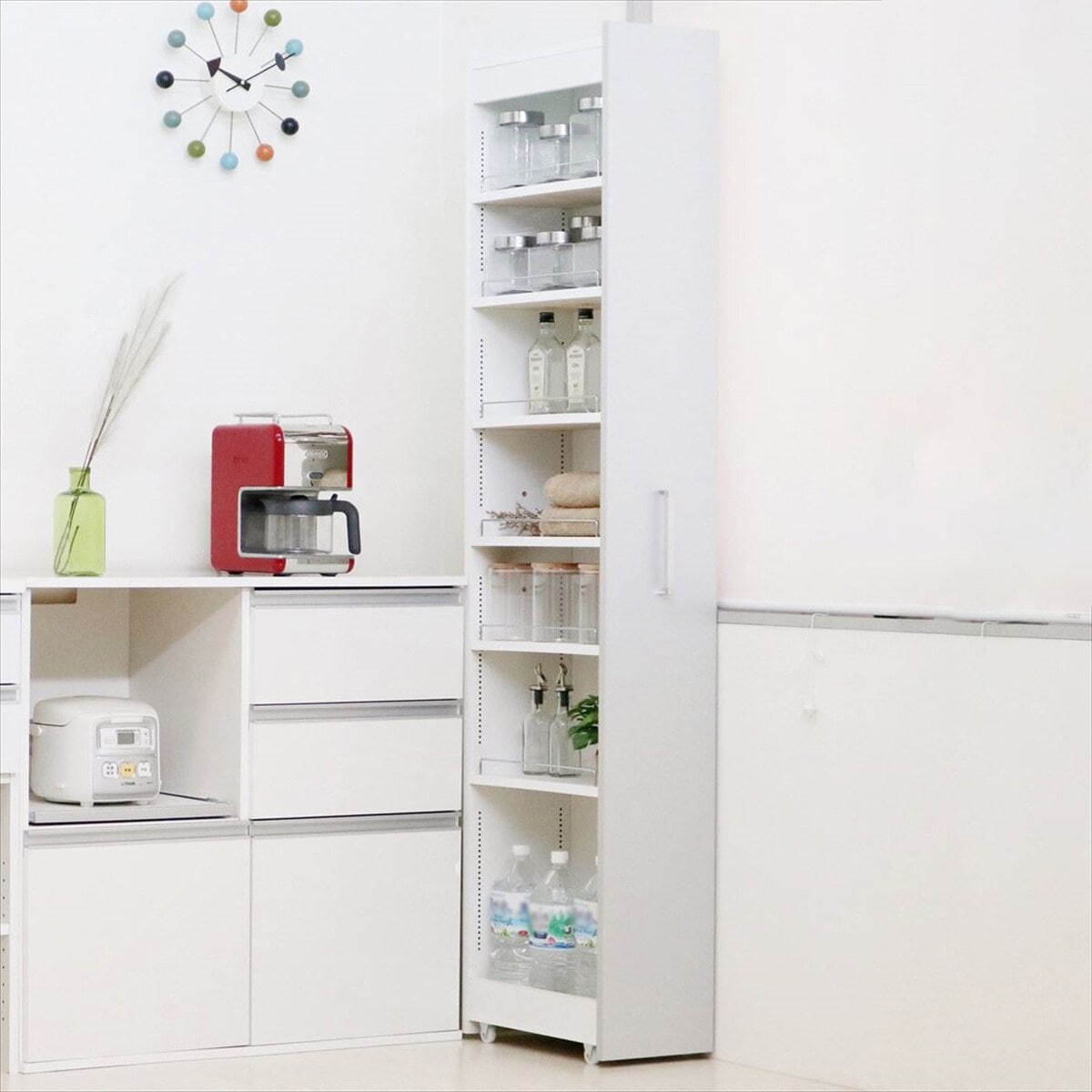 組み立て方法が選べる 隙間収納 (幅22cm WH) | ニトリネット