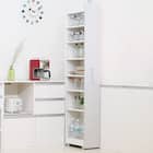 組み立て方法が選べる 隙間収納 (幅24cm WH) 1枚目画像