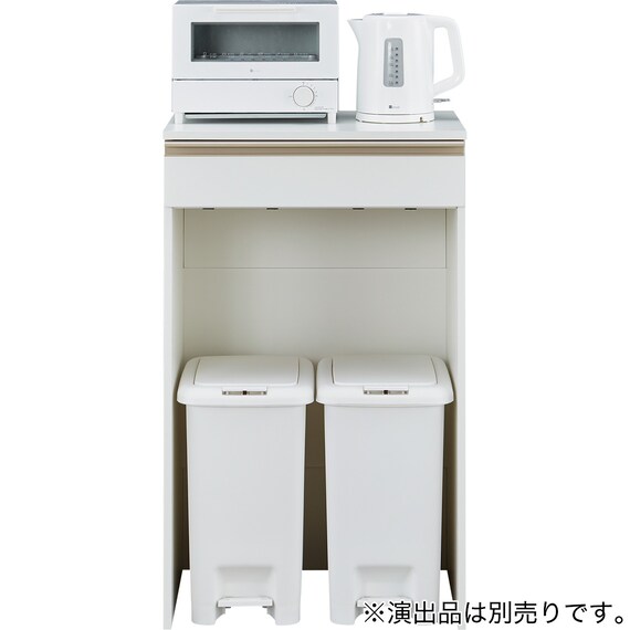 ゴミ箱上ラック (フォルム PA9055 WH) 1枚目画像