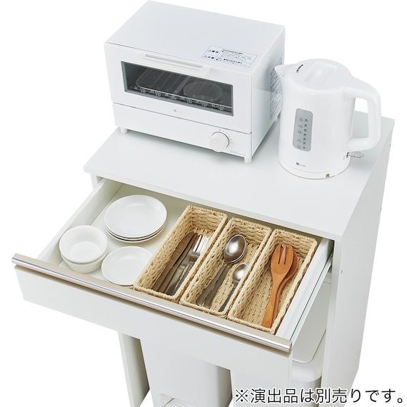 ゴミ箱上ラック (フォルム PA9055 WH) 9枚目画像