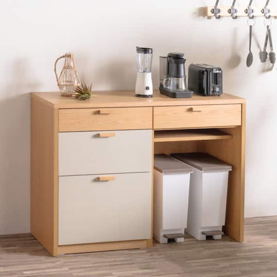 ツートンカウンター (幅120cm BE) 1枚目画像