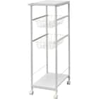 スリムワゴン(OT003 5098 WH/WH) 5枚目画像