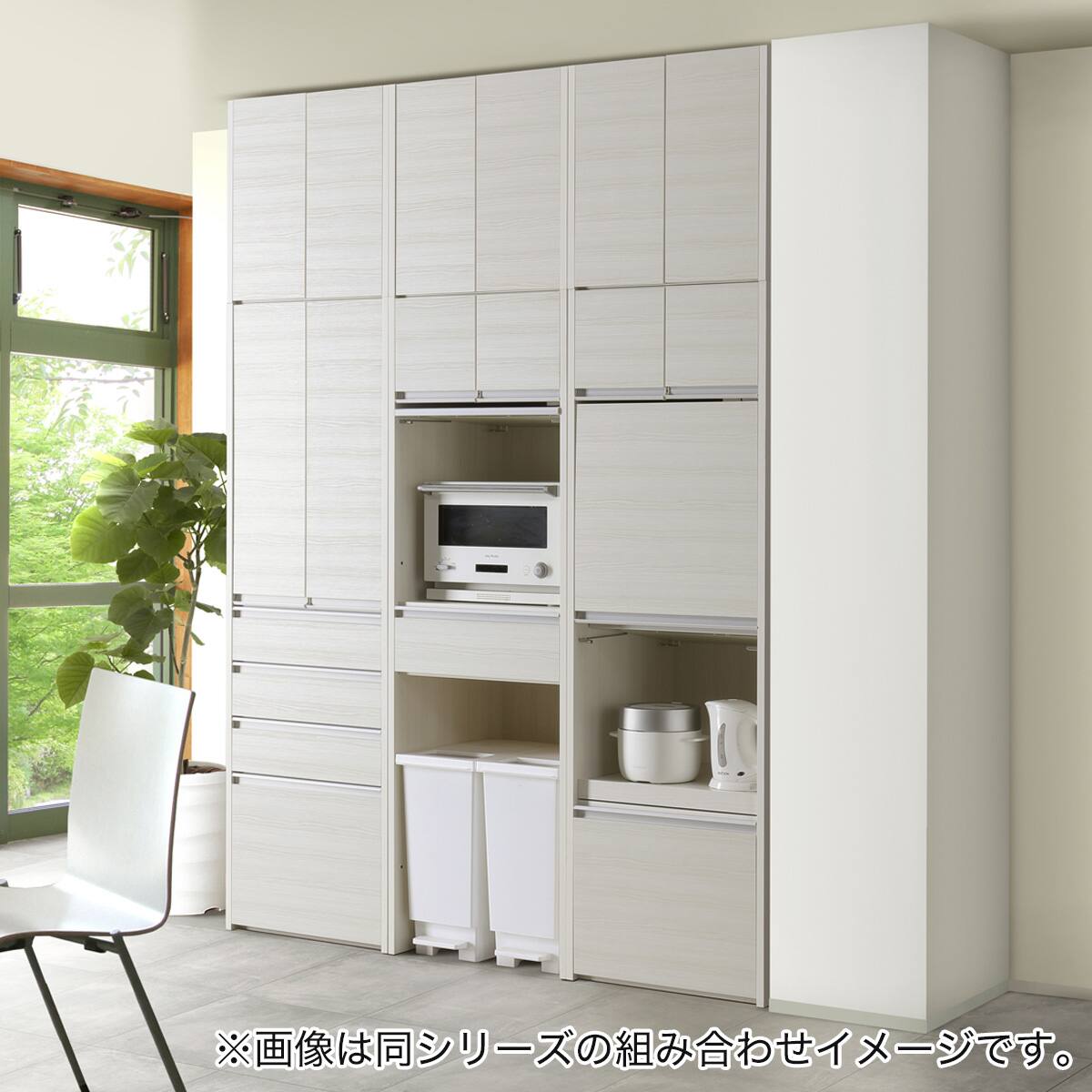 【ジャングル深井店】★ニトリ レンジボード ホワイト キッチン家具 収納家具 簡易クリーニング済 堺市 深井 【FU3258】 キッチンカウンター(セラミック天板リガーレ180CT WH) | ニトリネット