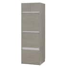 大型レンジも隠せる 見せない家電収納 レンジタイプ (幅57.5cm NGY) 1枚目画像