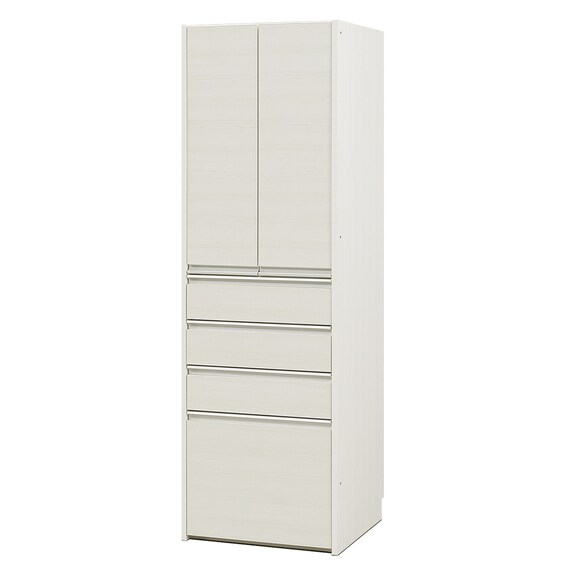 大型レンジも隠せる 見せない家電収納 食器収納 (幅57.5cm WW) 1枚目画像