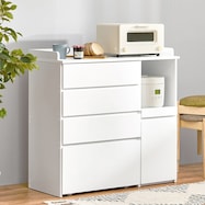 コンパクトキッチンカウンター (引き出しタイプ)