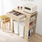 ゴミ箱が収まるカウンター (幅71cm NA) 2枚目画像