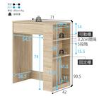 ゴミ箱が収まるカウンター (幅71cm NA) 14枚目画像