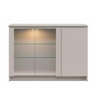 LED付 見せるカウンター下収納 (幅120 WH)