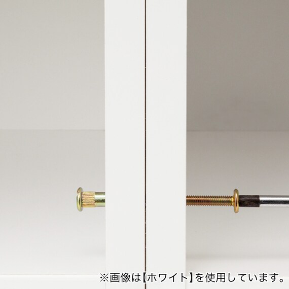 高さぴったり オーダーカウンター下収納 (扉タイプ 幅80×高さ100cm MWH) 5枚目画像