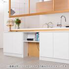 高さぴったり オーダーカウンター下収納 (扉タイプ 幅80×高さ100cm MWH) 6枚目画像