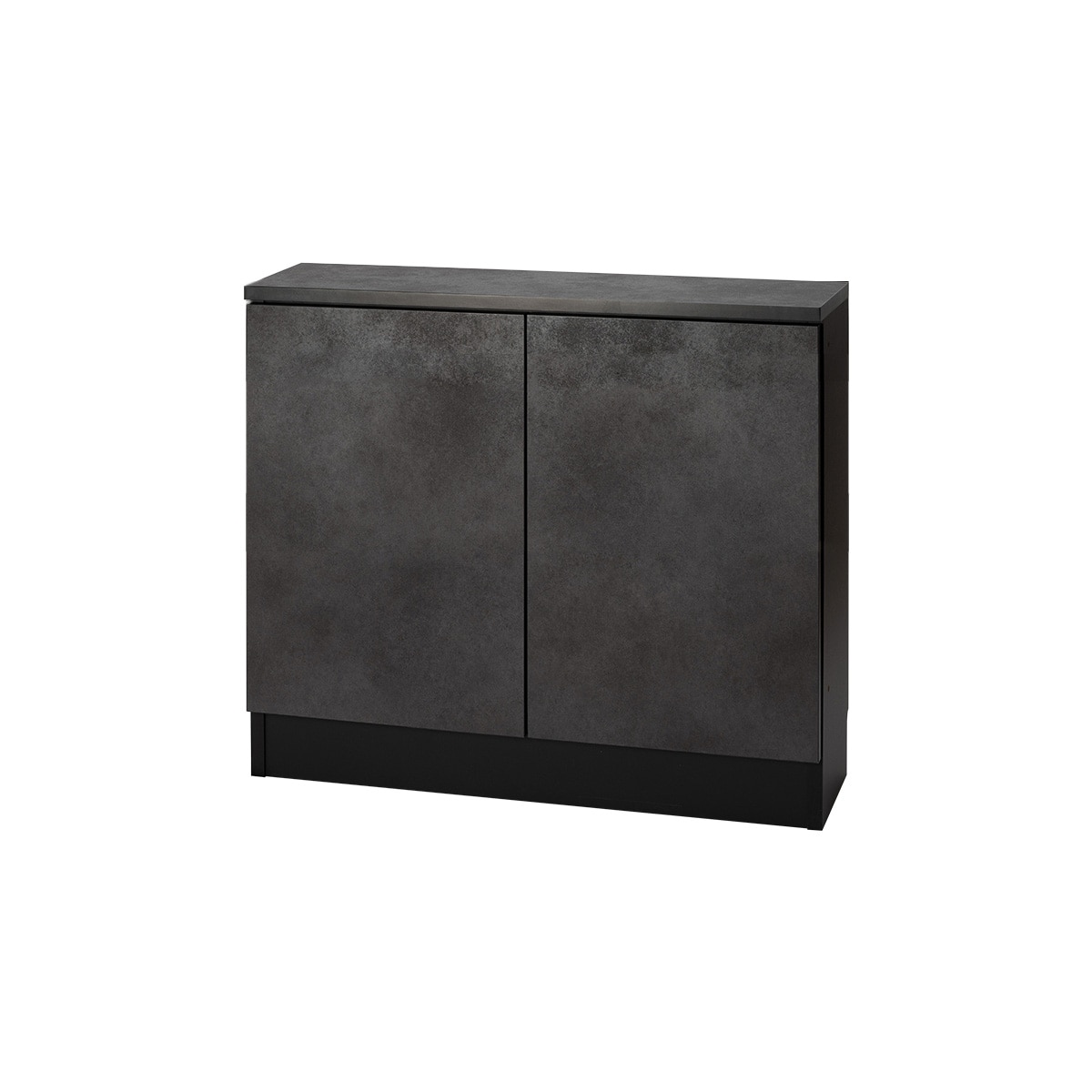 高さぴったり オーダーカウンター下収納 (扉タイプ 幅80×高さ72cm MBK