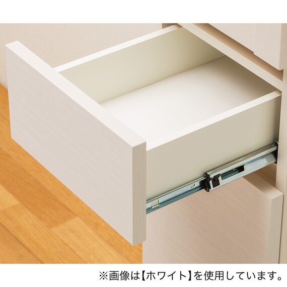 高さぴったり オーダーカウンター下収納 (引き出しタイプ 幅40×高さ68cm MBK) 2枚目画像