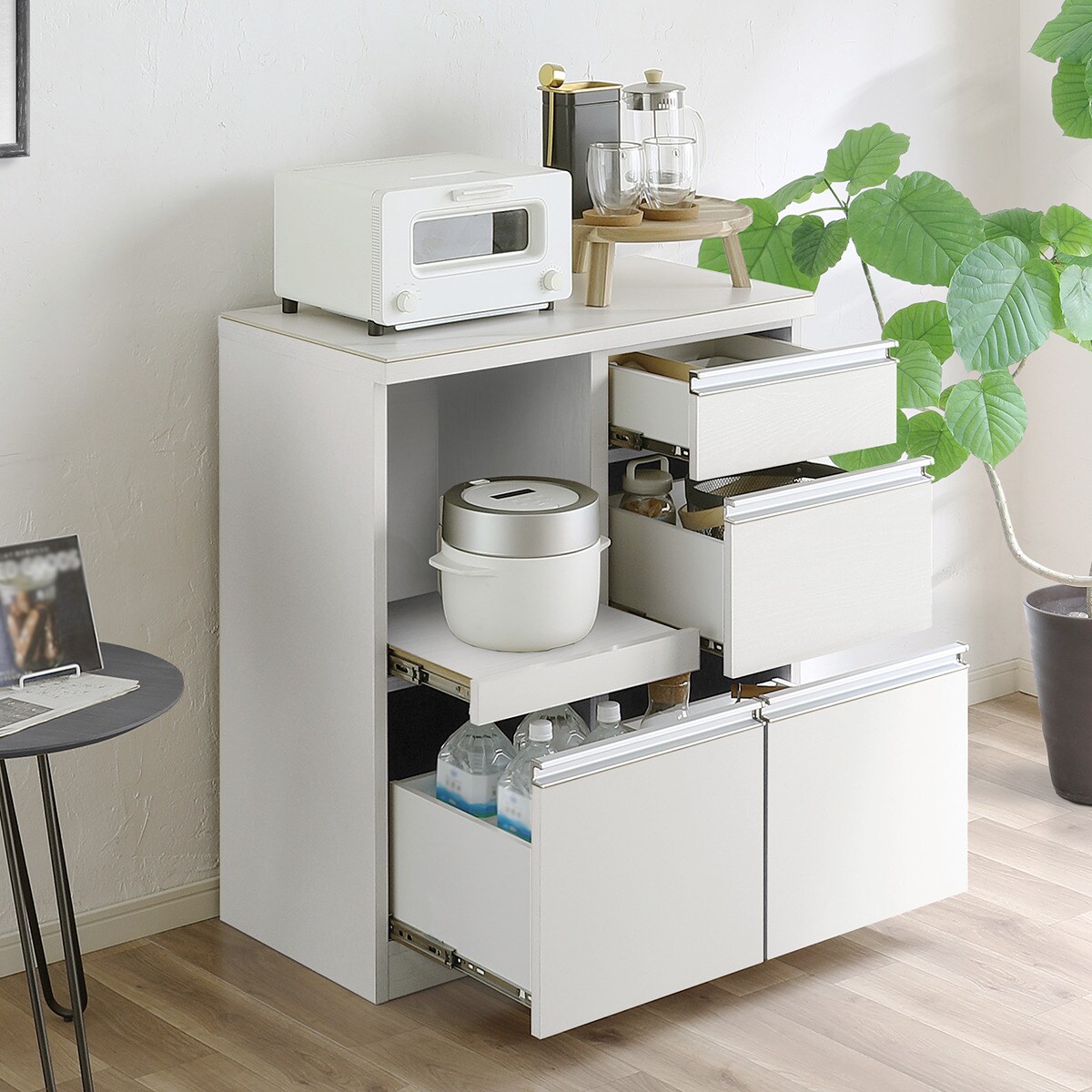 セラミック天板カウンター (幅80cm WW) | ニトリネット【公式】 家具