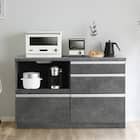 セラミック天板カウンター (幅140cm GY) 1枚目画像