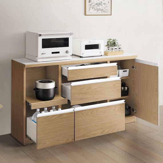 セラミック天板カウンター (幅160cm NA) 2枚目画像