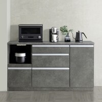 セラミック天板カウンター (幅160cm GY)