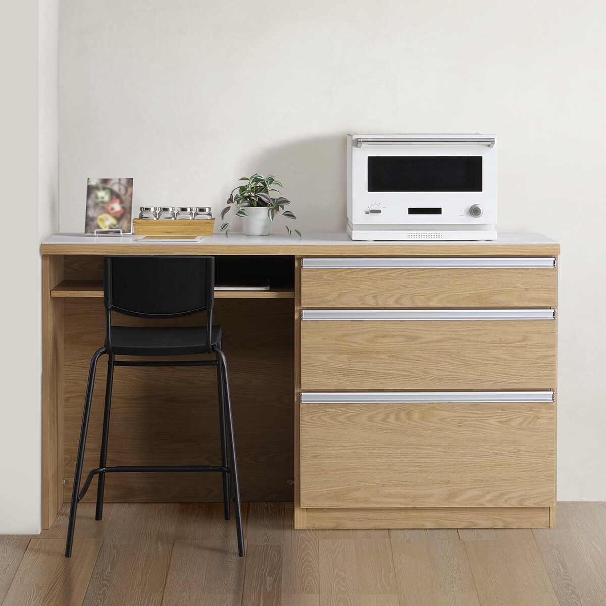 セラミック天板カウンター (ダスト収納タイプ 幅160cm NA) | ニトリ