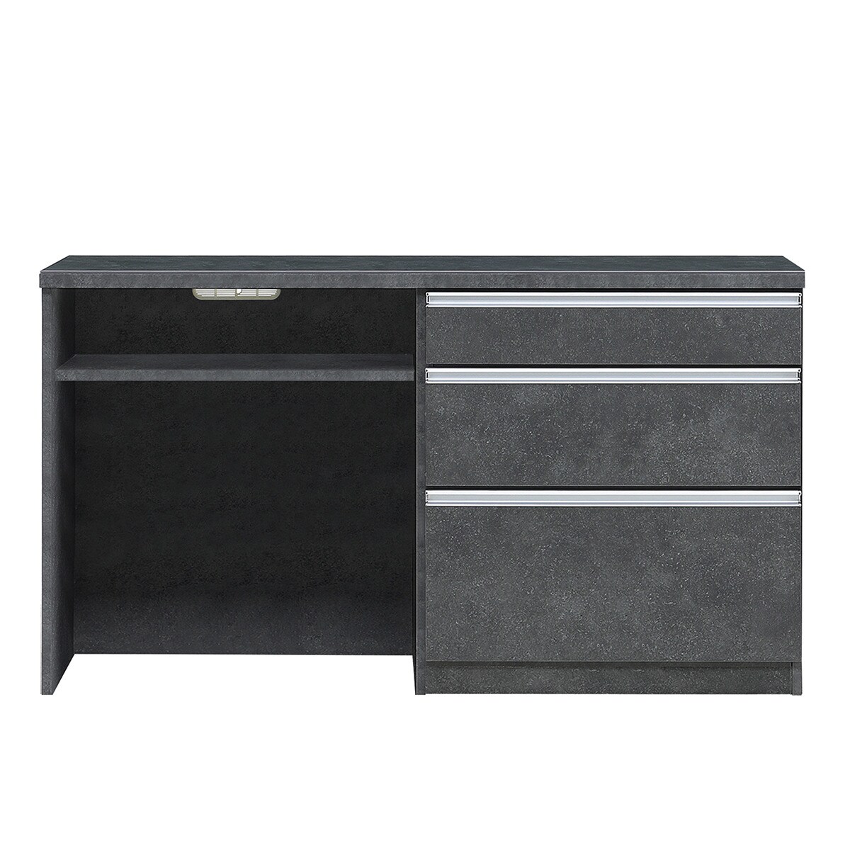 セラミック天板カウンター (ダスト収納タイプ 幅160cm GY) | ニトリ