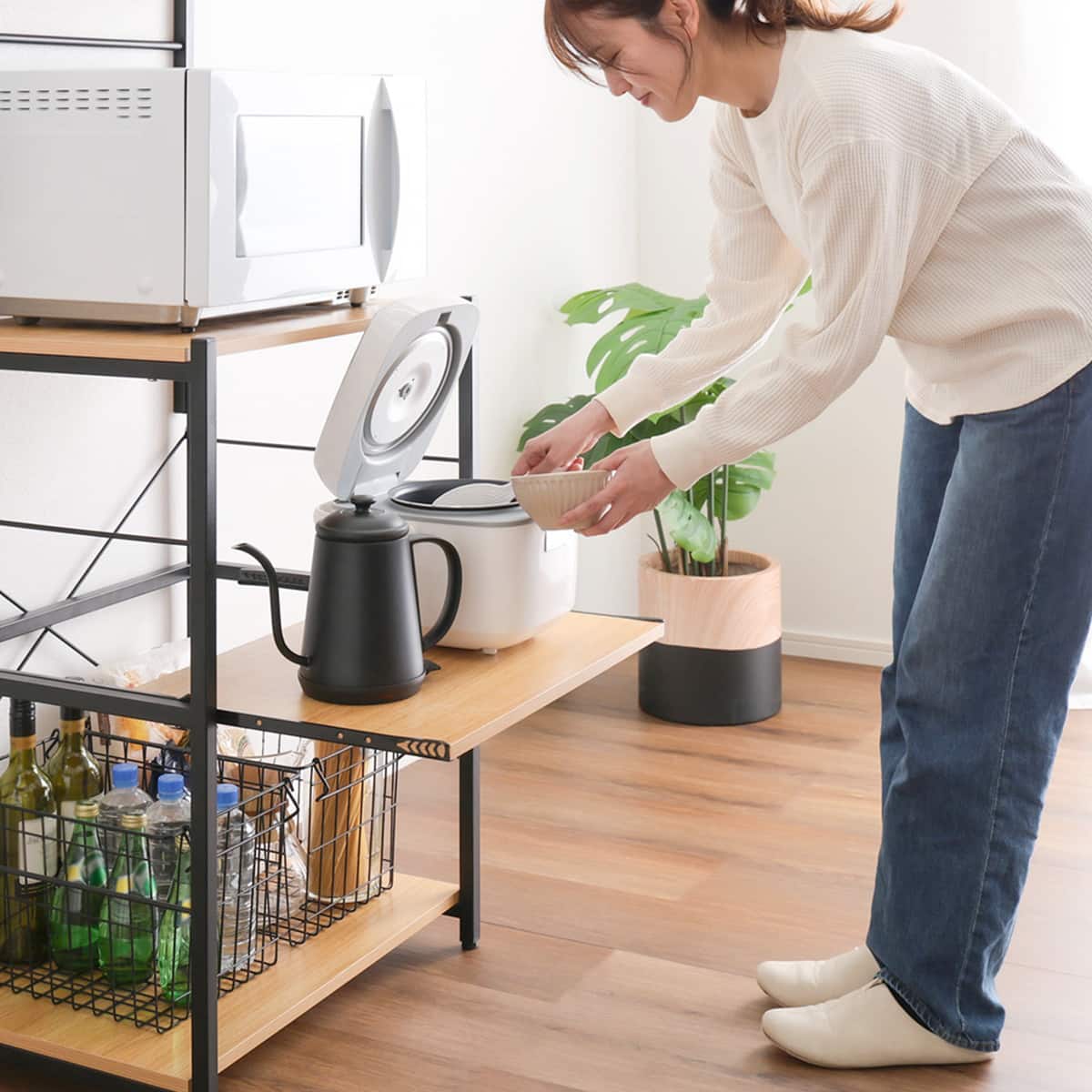 ヴィンテージスリムレンジ台 (ハイタイプ NA) | ニトリネット【公式