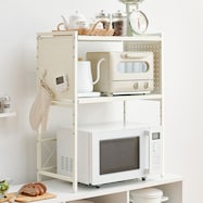 伸縮レンジ上ラック2段