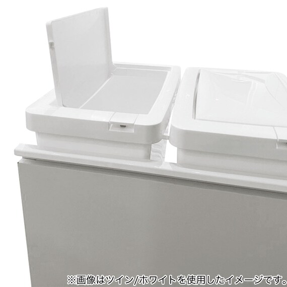 RGダストワゴン(37L ホワイトシングル) 3枚目画像