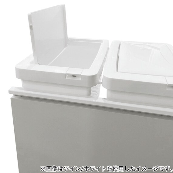 RGダストワゴン(37L ホワイトツイン) 8枚目画像