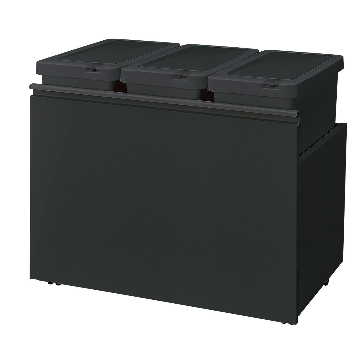 RGダストワゴン(37L ブラックトリプル) | ニトリネット【公式】 家具
