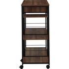 伸縮式キッチン収納ラック(KE103 80 MBR) 3枚目画像