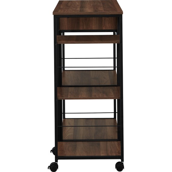 伸縮式キッチン収納ラック(KE103 80 MBR) 3枚目画像