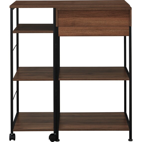 伸縮式キッチン収納ラック(KE103 80 MBR) 4枚目画像