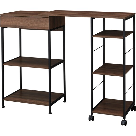 伸縮式キッチン収納ラック(KE103 80 MBR) 5枚目画像