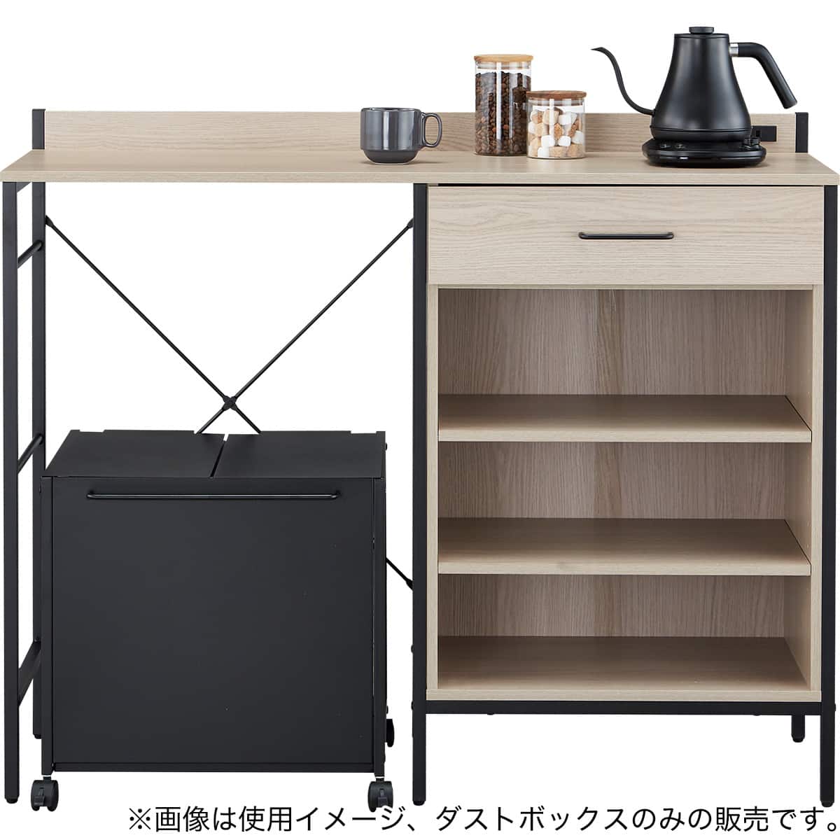 ダストワゴン蓋つき(IG007 2P) | ニトリネット【公式】 家具