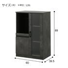 レンジ台(Fm206 RE9060G GY) 2枚目画像