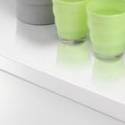 キッチンカウンター (鏡面仕様 幅80cm ホワイト) 2枚目画像