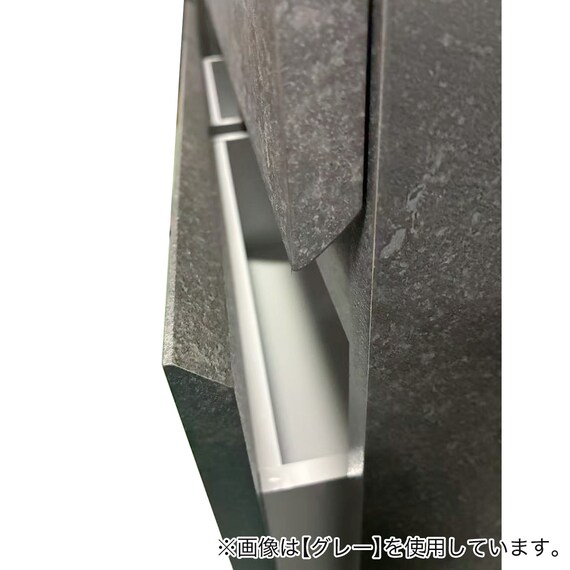 キッチンカウンター (鏡面仕様 幅80cm ホワイト) 6枚目画像