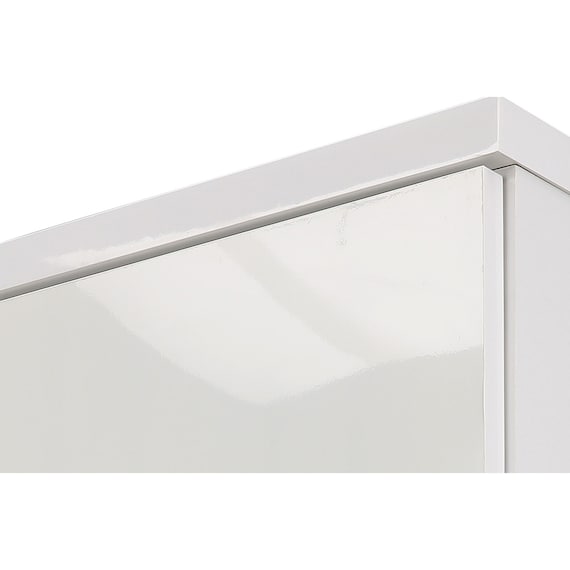 キッチンカウンター (鏡面仕様 幅120cm ホワイト) 3枚目画像