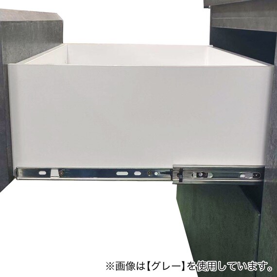 キッチンカウンター (鏡面仕様 幅140cm ホワイト) 4枚目画像