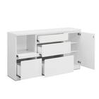 キッチンカウンター (鏡面仕様 幅159.5cm ホワイト) 8枚目画像