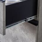 石目柄モダンカウンター (家電収納タイプ 幅90.5cm グレー) 11枚目画像