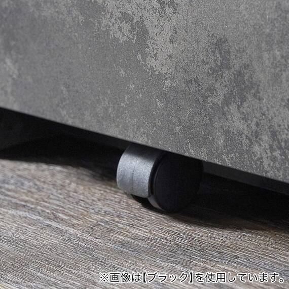 石目柄モダンカウンター (家電収納タイプ 幅90.5cm グレー) 14枚目画像