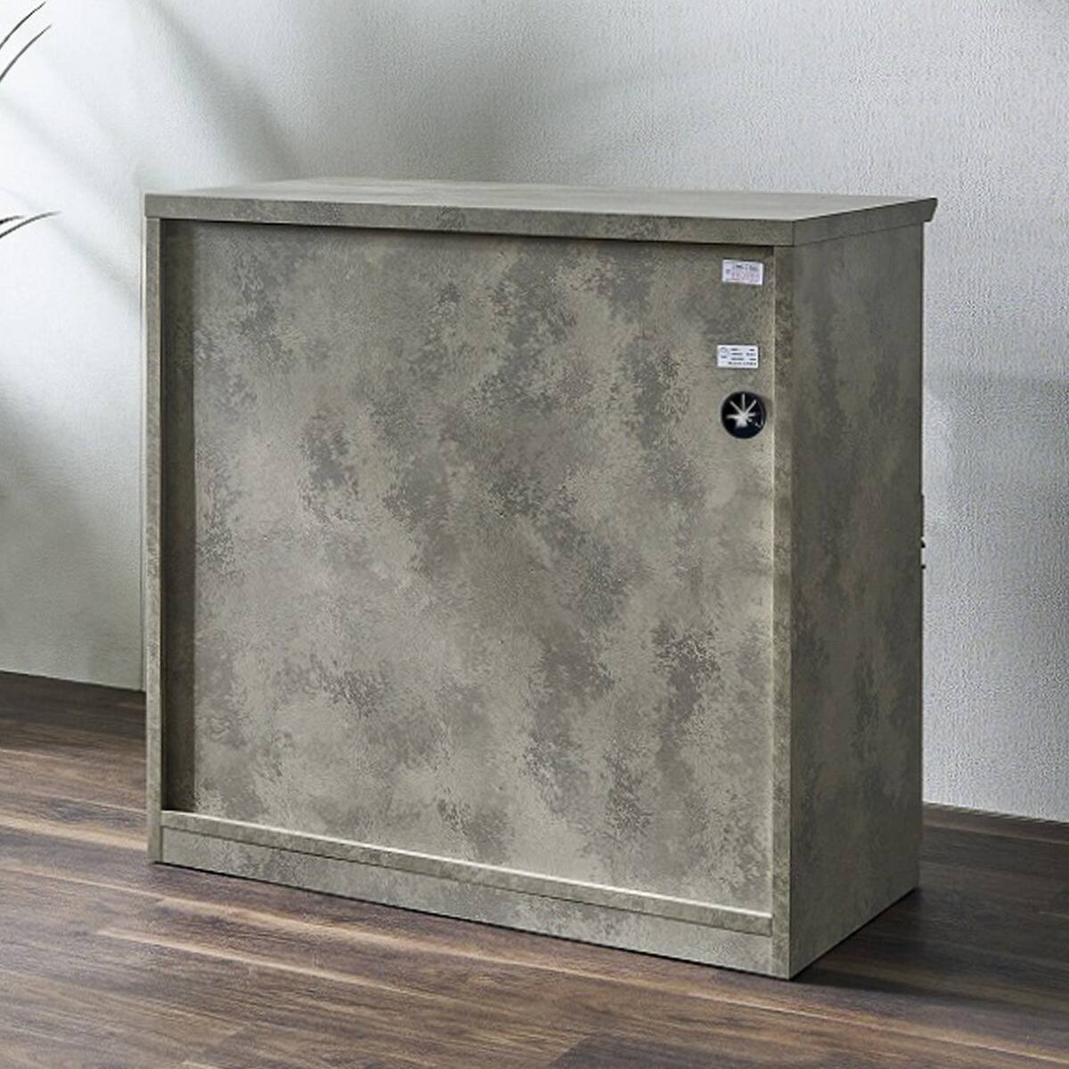 石目柄モダンカウンター (家電収納タイプ 幅90.5cm グレー) | ニトリ