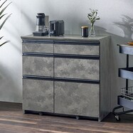 石目柄モダンカウンター (引き出しタイプ 幅90.5cm)