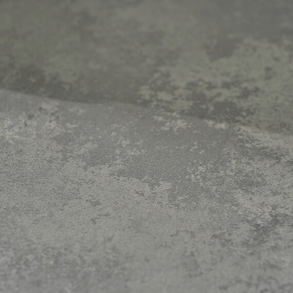 石目柄モダンカウンター (引き出しタイプ 幅117cm グレー) 8枚目画像